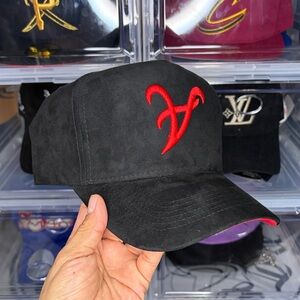 Black Cap with Red Atlanta “A”